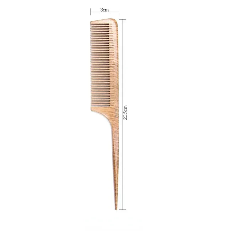 Natural Pear Blossom Comb Smooth Comb Scalp Massage Anti Tangling Bamboo Wood Comb Anti Tangling Static Hair Brush Salon Tool