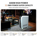 Clean Air LiFePO4 6000W Powerstation Solar Generator