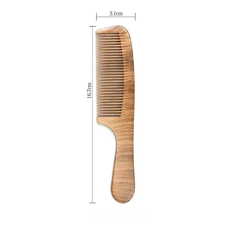 Natural Pear Blossom Comb Smooth Comb Scalp Massage Anti Tangling Bamboo Wood Comb Anti Tangling Static Hair Brush Salon Tool