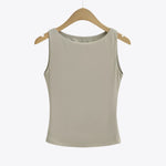 Hazy Sky Double Layer Viscose Womens Tank Top