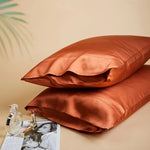 Earth Lux 2Pcs 100% Mulberry Silk Pillowcases