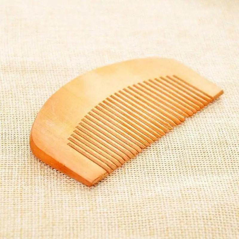 Natural Strands 1 Pc Anti-static Natural Peach Hair Comb