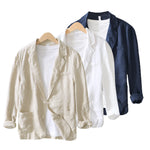 Ocean Sounds 100% Linen Mens Blazer