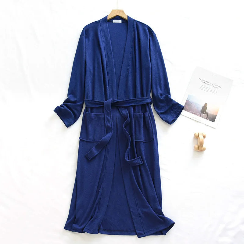 Plus Size Cotton Bathrobe For Women New Spring Autumn Home Wear Night Robes Long Sleeve Kimono Sleepwear vestidos de novia XXL