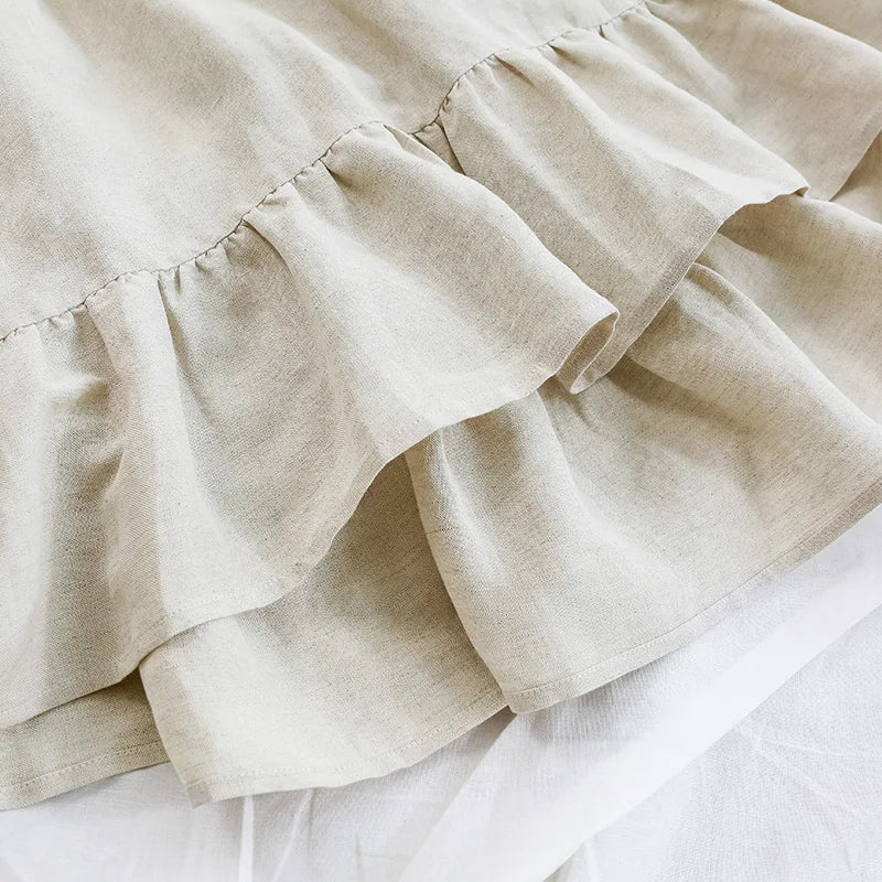 Flax FIelds Cotton Linen Girls Dress