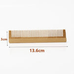 Natural Strands 1Pc Anti-Static Wood Bamboo Hair Comb