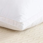 White Coral 1Pcs 100% Cotton Pillow With Goose Down Filling