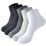 Sports Fit 5Pcs Breathable Casual Athletic Organic Cotton Mens Socks