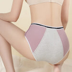 3pcs Girl Menstrual Panties Women's Physiological Briefs Ladies Period Leak Proof Panty High Waist Cotton Underwear