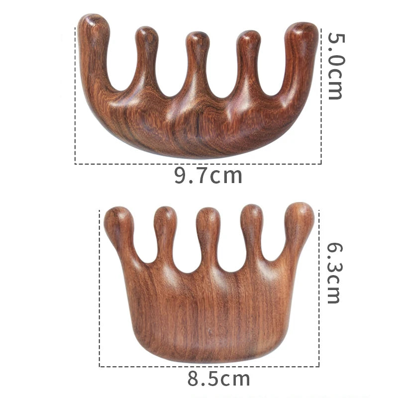 Natural Strands Wood Anti-static Sandalwood Hair Comb