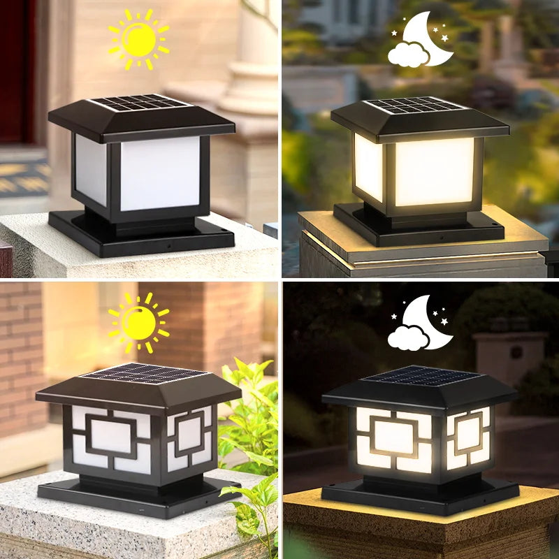 Energy Savers Waterproof Solar Outdoor LED Lamp