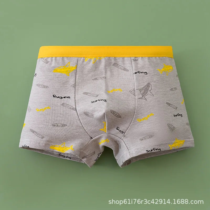 Jungle Toons 4Pcs Cotton Boys Underwear