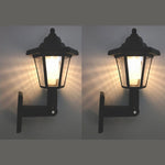 Energy Savers 2Pcs Solar Outdoor Garden Wall Solar Lamp