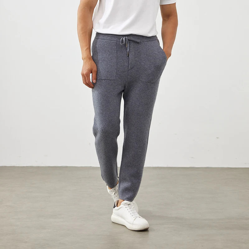 Stone River High Waist Thermal Cashmere Mens Pants