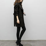 Green Winter Wool Womens Coat