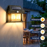 Energy Savers Outdoor Waterproof Wall Motion Sensor Solar Light