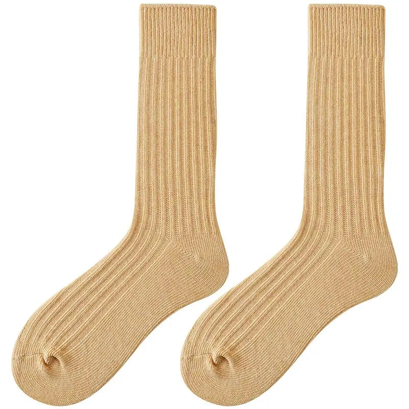 Autumn Vibes Long Tube Knee Organic Cotton Womens Socks