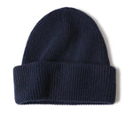 Snow Mountain Knit Beanie 100% Wool Hat