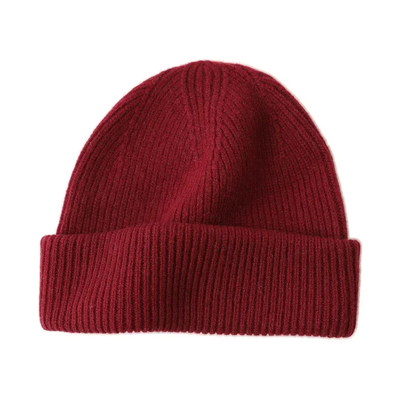 Earth Elements Knit 100% Wool Beanie Hat