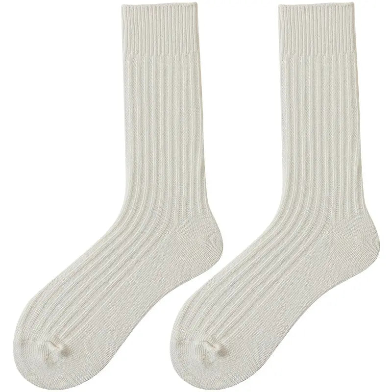 Autumn Vibes Long Tube Knee Organic Cotton Womens Socks