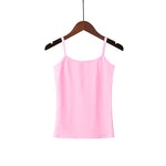 Orange Jam Basic Camisole Cotton Womens Tank Top