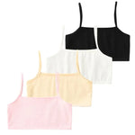 Bellflower Bloom Lace Top 4Pcs Cotton Girls Training Bra