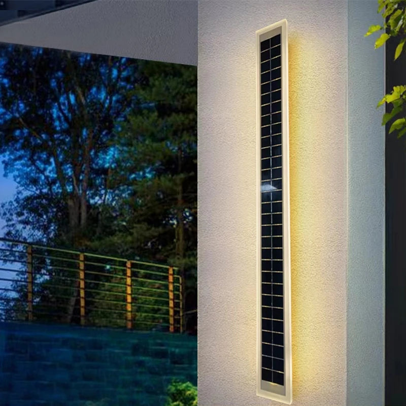 Energy Savers Modern Outdoor Waterproof LED Solar Wall Lamp