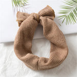 Tulip Garden Cotton Girls Headband Bow