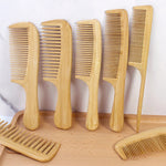 Natural Strands Detangling Anti-Static Bamboo Wide Tooth Combs For Curly Hair