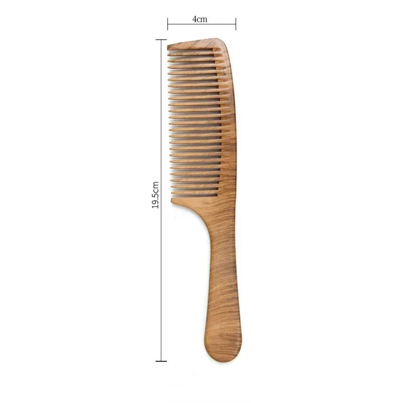 Natural Pear Blossom Comb Smooth Comb Scalp Massage Anti Tangling Bamboo Wood Comb Anti Tangling Static Hair Brush Salon Tool