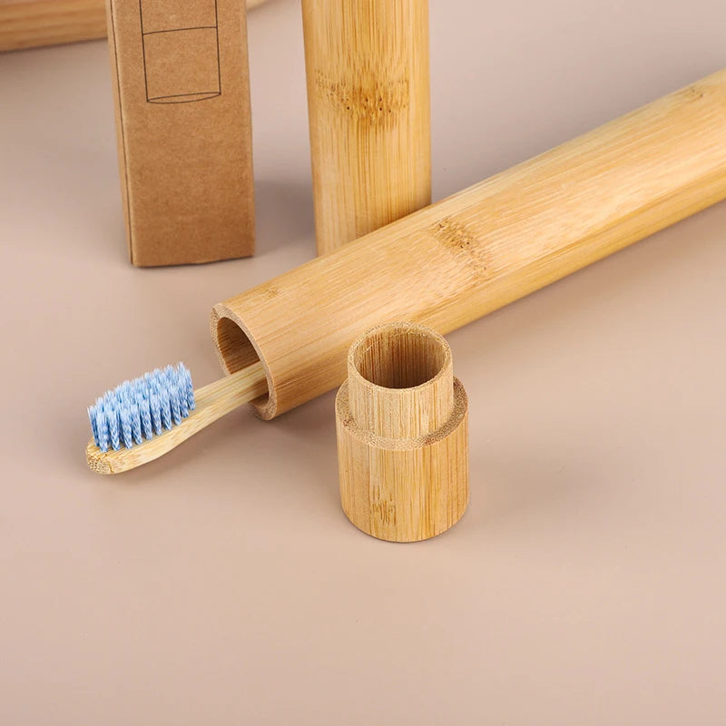 Natural Smiles Eco Friendly 100% Bamboo Toothbrush Holders