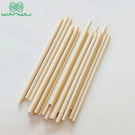 Eco-Friendly Biodegradable and Compostable ，Convenient Bamboo Fiber Straws for Drinks, Perfect for Parties ，210mm，50pack