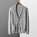 Morrocan Desert 100% Merino Wool Mens Cardigan