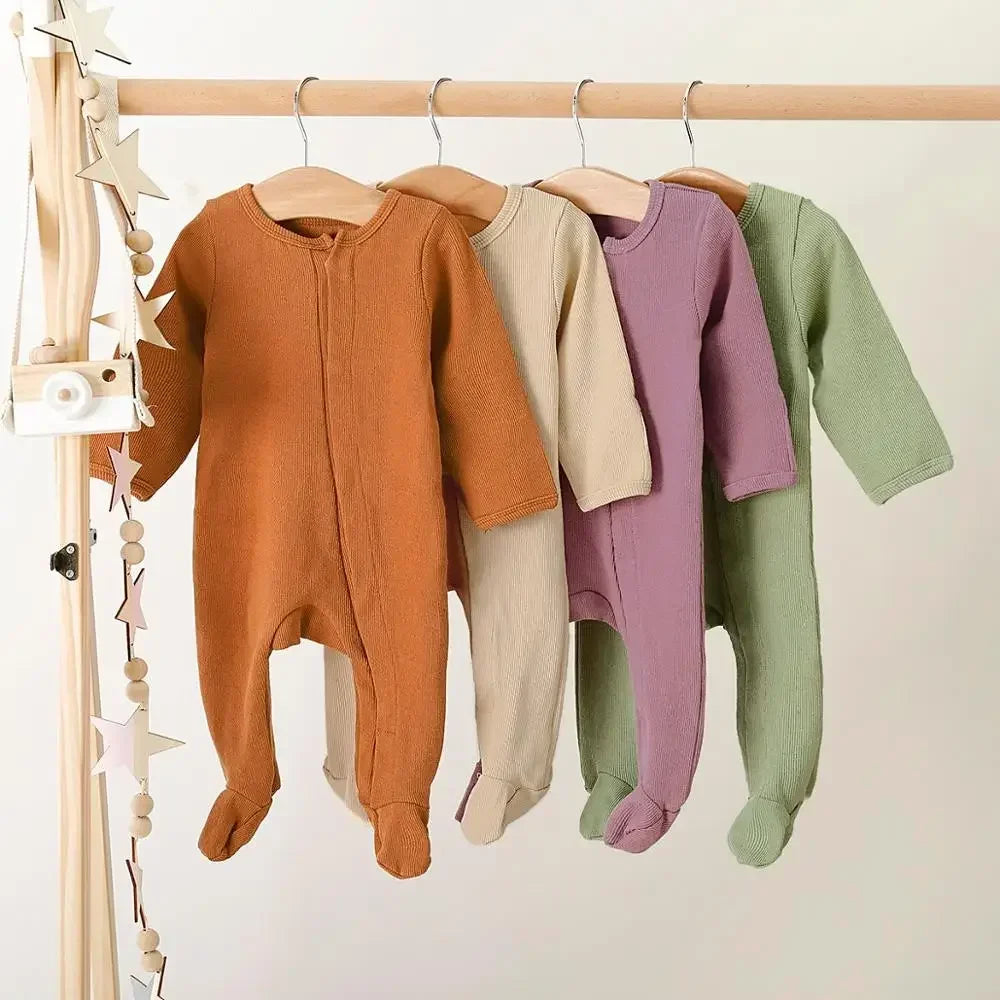 Autumn Long Sleeve Cotton Baby Jumpsuit