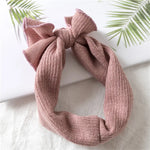 Tulip Garden Cotton Girls Headband Bow