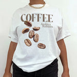 Coffee Brew 100% Cotton Womens Graphic Tee