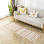 Bohemian Tassel Cotton Linen Rug