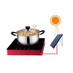 Clean Air 80-280 Degree Solar Powered Induction Cooker