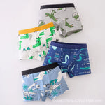 Jungle Toons 4Pcs Cotton Boys Underwear