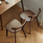 Nature Comfort 2Pcs 100% Oak Wood Chairs