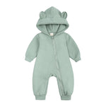 Snow Cloud Bear Cotton Baby Jumpsuit