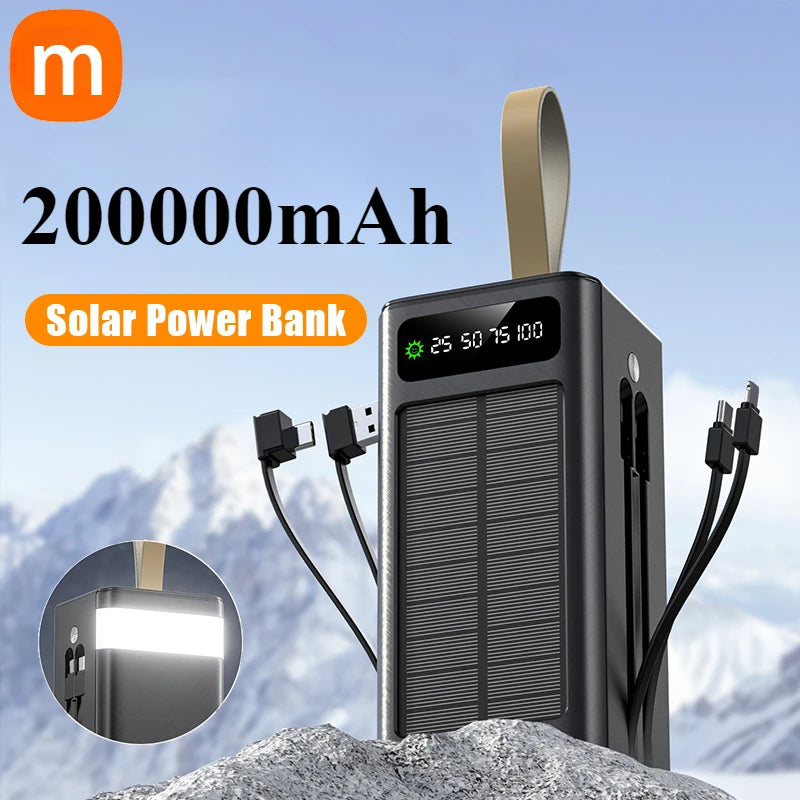 Energy Savers Solar Power Bank Large External Battery for iPhone