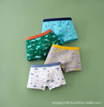 Jungle Toons 4Pcs Cotton Boys Underwear