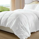 Tranquil Oasis Size 100% Cotton Comforter With Goose Feather Filling