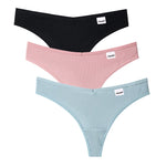 3pcs Cotton Womens Underwear