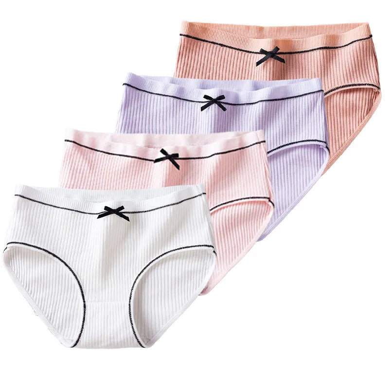 4 Pieces/Lot Maternity Underwear Women Cotton Pregnant Panties Elastic Women Seamless Briefs Soft Pregnancy Intimate Lingeries