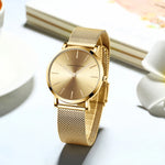 Opulent Gold Hannah Martin Quartz Stainless Steel Womens Watch