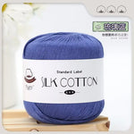 Lace Thread Silk Cotton Thread Pure Hand-woven Doll Material Package Crochet Wool Ball Worsted Silk Cotton 100%