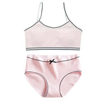 Verbena Buds Cotton Girls Bra & Panty Set