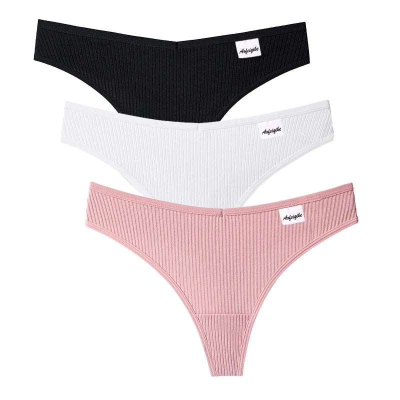 3pcs Cotton Womens Underwear